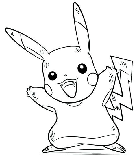 picachu para colorir|Desenhos do Pikachu para colorir